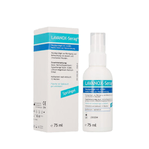 LAVANOX Spraygel haavapuhastusvahend 0,08% hüpokloritiga 75ml